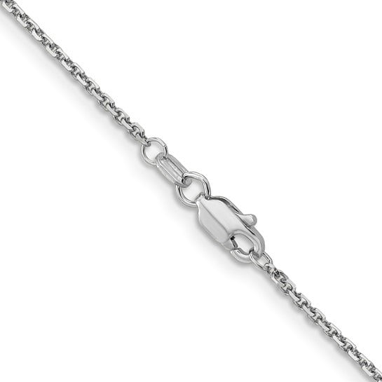 GOLD DIAMOND-CUT CABLE CHAIN 18"