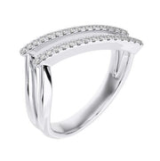 Double Row Diamond Ring