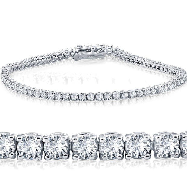 Diamond Tennis Bracelet 3.51CTW