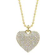 Shy Creation - Diamond Heart Pendant