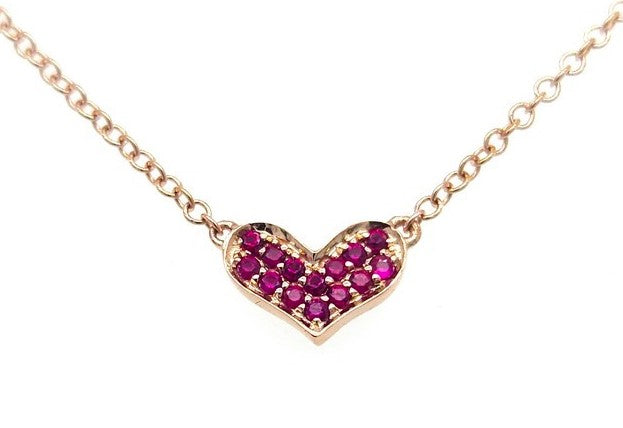 Ruby Heart Pendant
