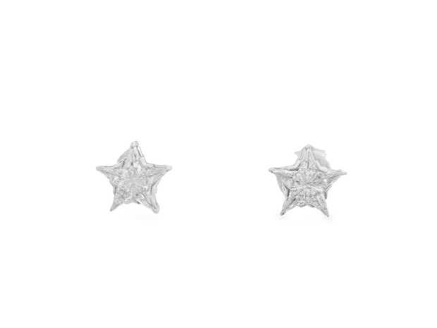 Diamond Star Stud Earrings
