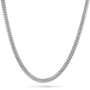 STERLING SILVER CUBAN CHAIN 20"