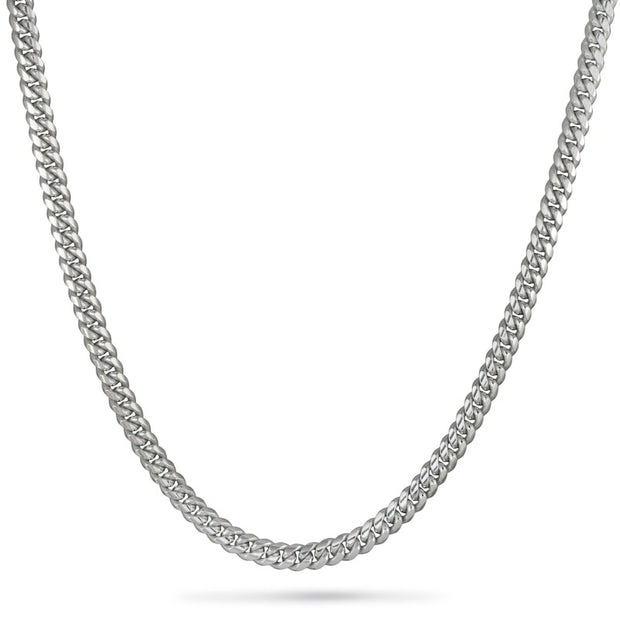STERLING SILVER CUBAN CHAIN 20"