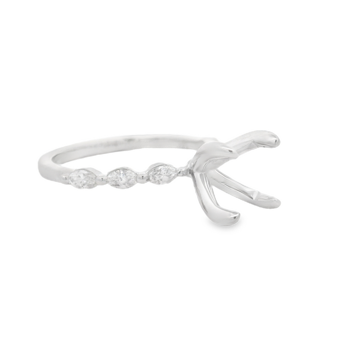 Marquise Diamond Engagement Ring Setting - 1/3 Ct