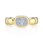 Shy Creation - 0.20Ct Diamond Baguette Ring