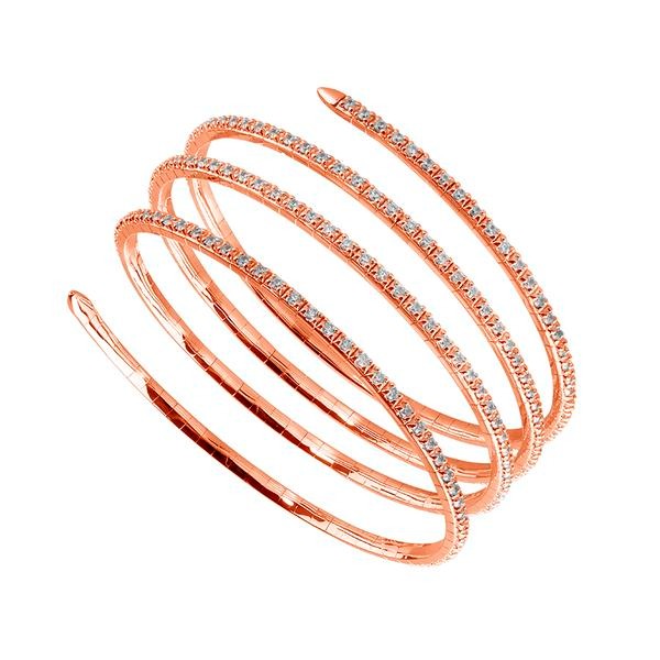 Diamond Spring Bangle Bracelet
