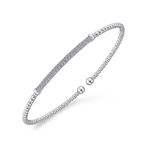 Gabriel - Diamond Bar Bangle Bracelet