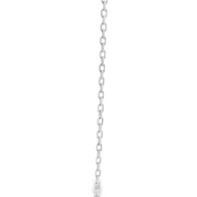 STERLING SILVER CABLE CHAIN 18"