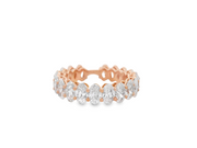 Oval Diamond Eternity Band