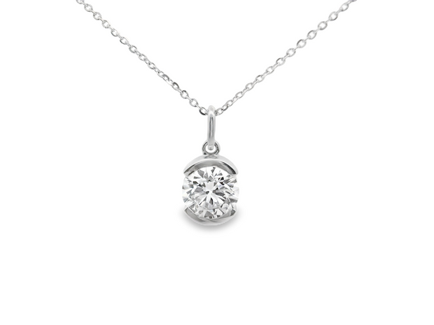 Diamond Solitaire Pendant