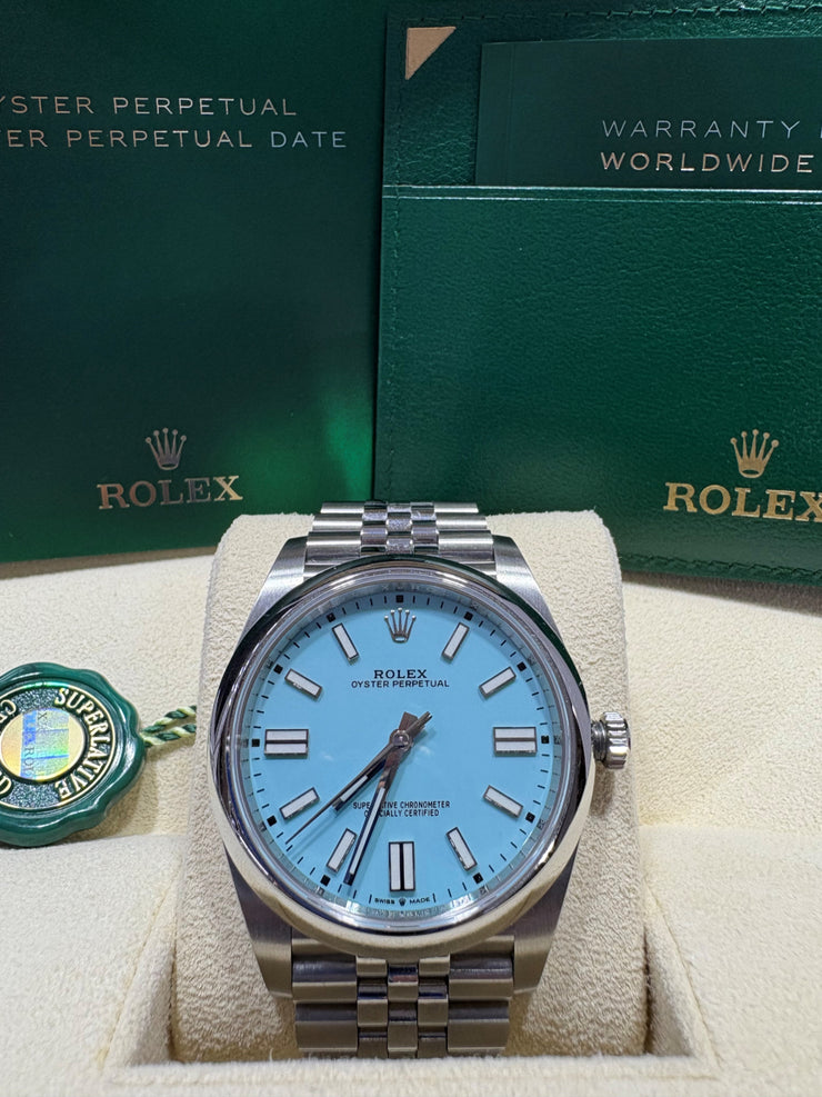 2020 Rolex Oyster Perpetual - Tiffany Blue Dial