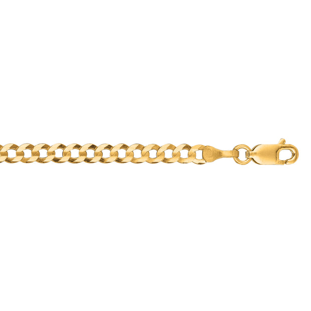 GOLD CURB CHAIN 22"