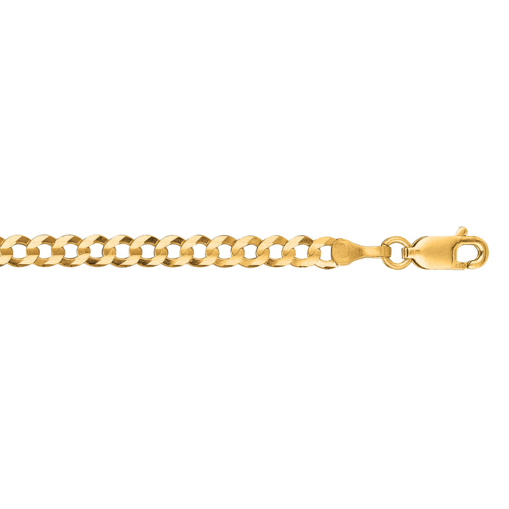 GOLD CURB CHAIN 22"