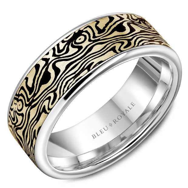 Bleu Royale Wedding Band