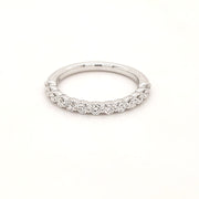 WHITE GOLD PRONG SET WEDDING BAND (.50CTTW)