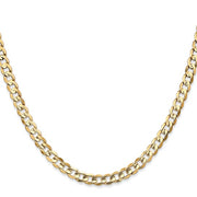 YELLOW GOLD CURB CHAIN 20"