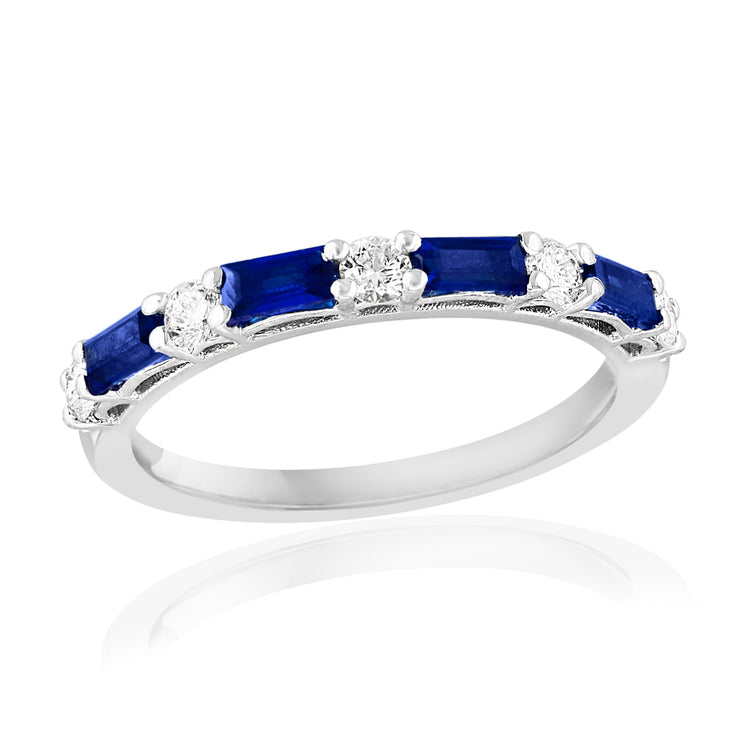 Sapphire & Diamond Band