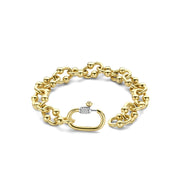 TI SENTO - GOLD PLATED STERLING SILVER CHUNKY BRACELET