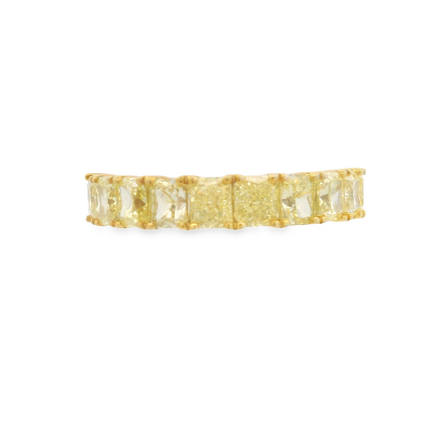 Yellow Diamond Band - 3 Ct
