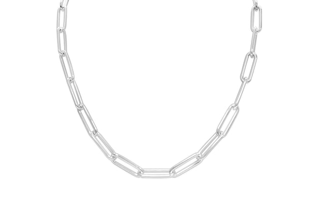 CHARM ERA - DIY Paperclip Necklace - Silver