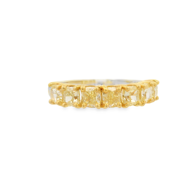 Yellow Diamond Band - 2 Ct