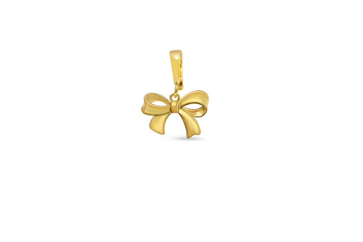 CHARM ERA - Simple Bow Charm- Gold