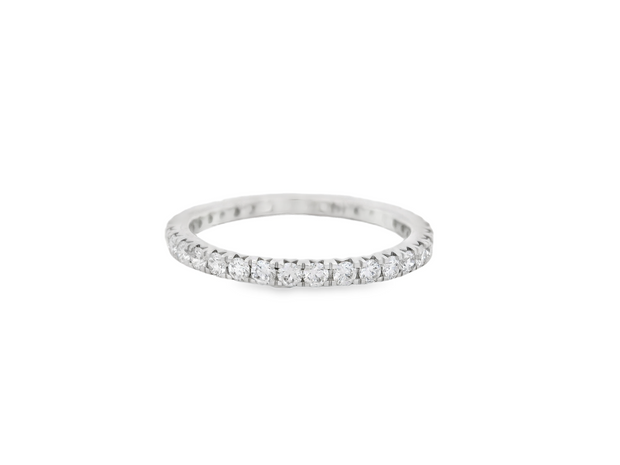 French Pave Diamond Eternity Band