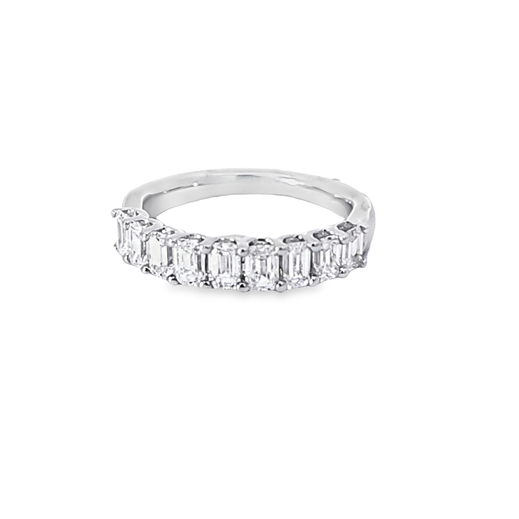 EMERALD CUT DIAMOND WEDDING BAND – 1.50 TCW