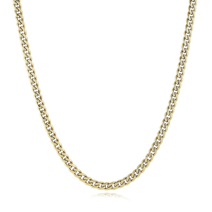 Italgem - Yellow Stainless Steel 4.6Mm Curb Chain 24"