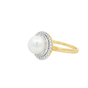 Pearl & Diamond Ring