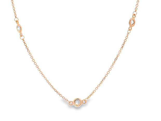 Diamonds by the Yard Necklace - 1/3 Ct