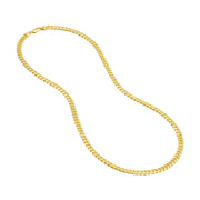YELLOW GOLD MIAMI CUBAN CHAIN 22"