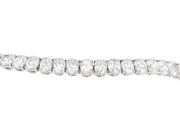 Oval Diamond Tennis Necklace - 37 Ct