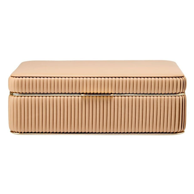 Wolf - Bella Medium Jewelry Box - Mocha