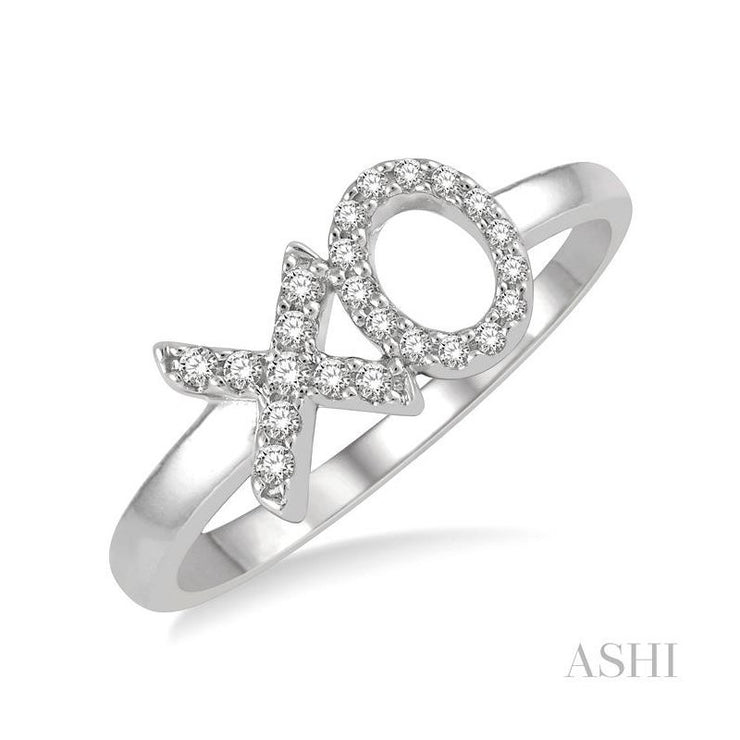 Ashi - Diamond "XO" Ring