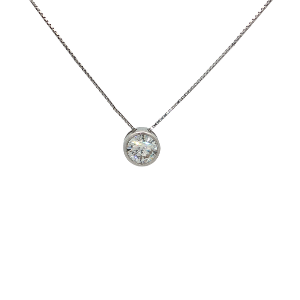 Diamond Solitaire Pendant