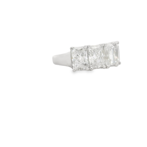 Radiant Cut 5 Stone Diamond Ring - 5 Ct