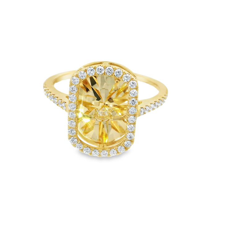 FLOATING DIAMOND RING
