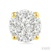 ASHI - 1/3 CARAT LOVEBRIGHT ESSENTIAL DIAMOND STUD EARRINGS