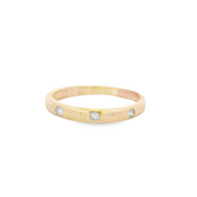 Flush Set Diamond Wedding Band