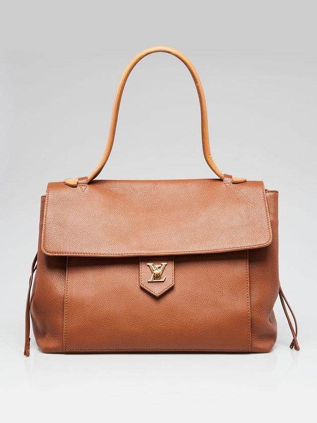 Louis Vuitton Brown Leather Lockme PM