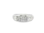 Double Row Diamond Band