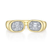 Shy Creation - 0.20Ct Diamond Baguette Ring