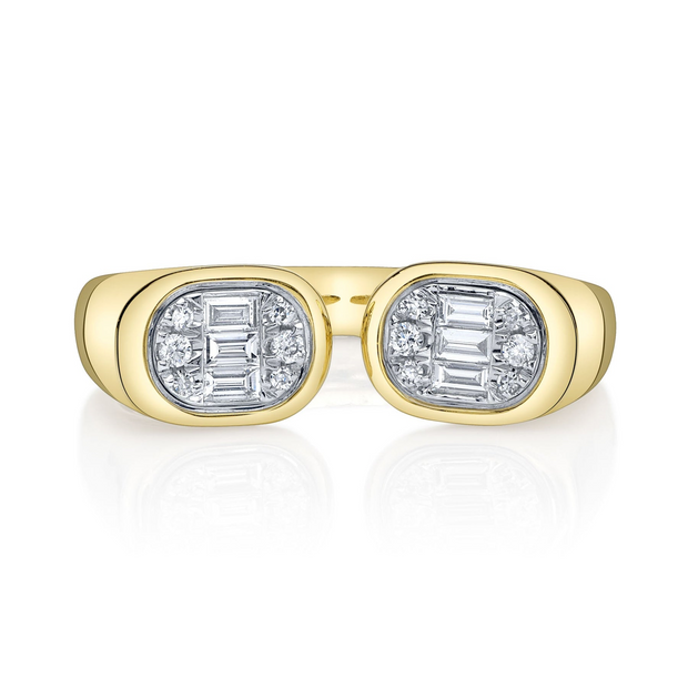 Shy Creation - 0.20Ct Diamond Baguette Ring