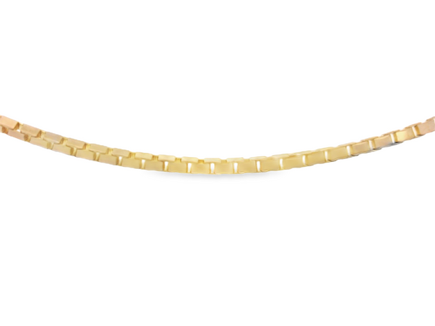 1.15mm Yellow Gold Box Chain