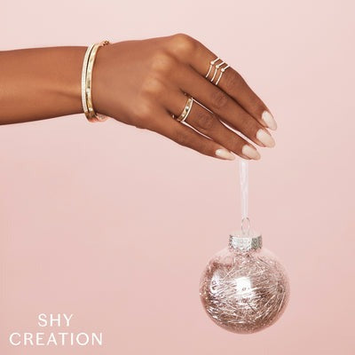 SHY CREATION - FLUSH SET DIAMOND BAND