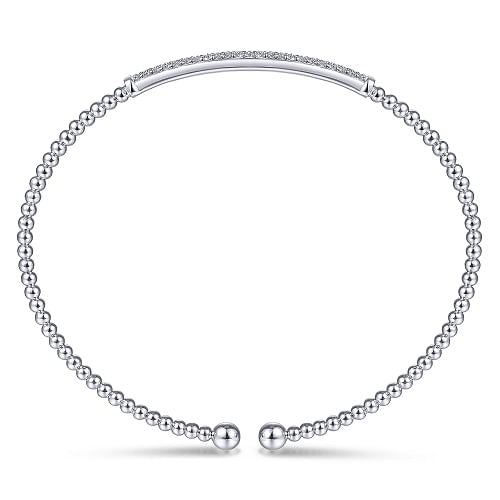 Gabriel - Diamond Bar Bangle Bracelet