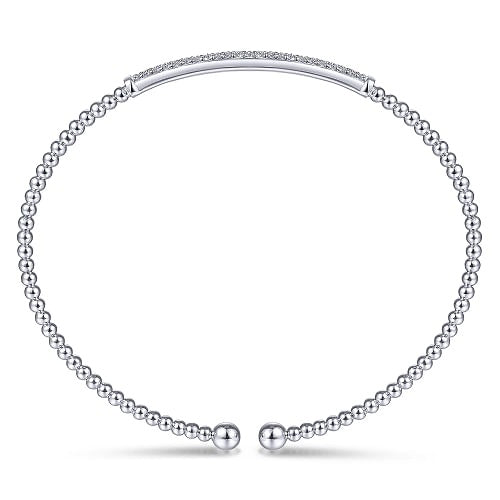 GABRIEL - DIAMOND BAR BANGLE BRACELET