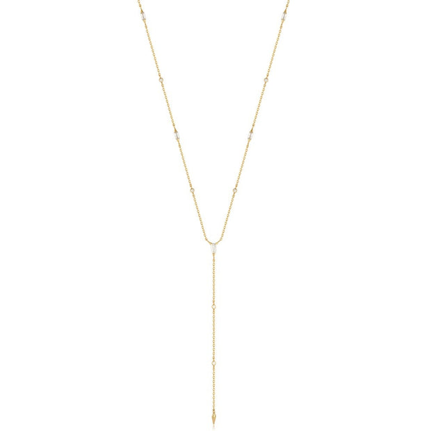 ANIA HAIE - GOLD PARKLE POINT Y NECKLACE